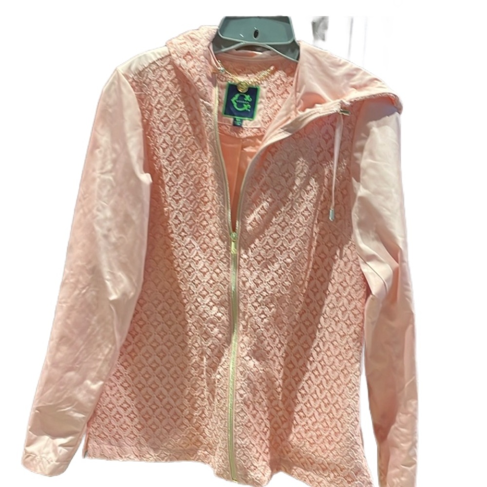 C Wonder light pink rain jacket size xs